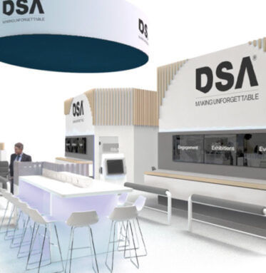 DSA 3D Render of event space,exhibition stands as well as trade show environments